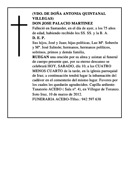 DON JOSE PALACIO MARTINEZ