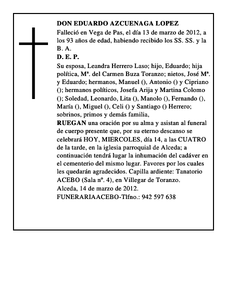 DON EDUARDO AZCUENAGA LOPEZ