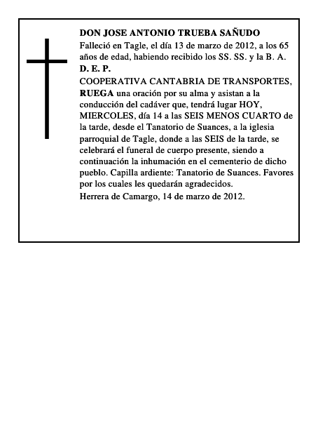 DON JOSE ANTONIO TRUEBA SAÑUDO