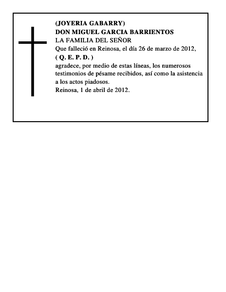 DON MIGUEL GARCIA BARRIENTOS