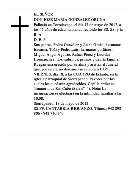 José María González Oruña