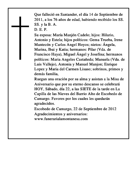 JOSE MANUEL GOITIANDIA ORUÑA