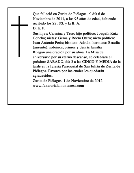 FERMINA PELAEZ GONZALEZ