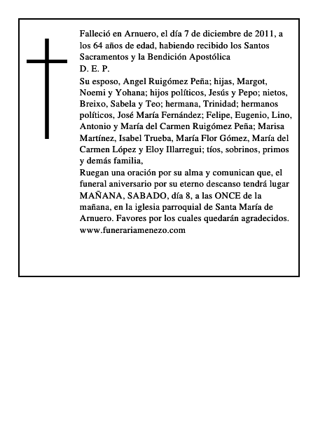 María Eusebia Cubas Viadero