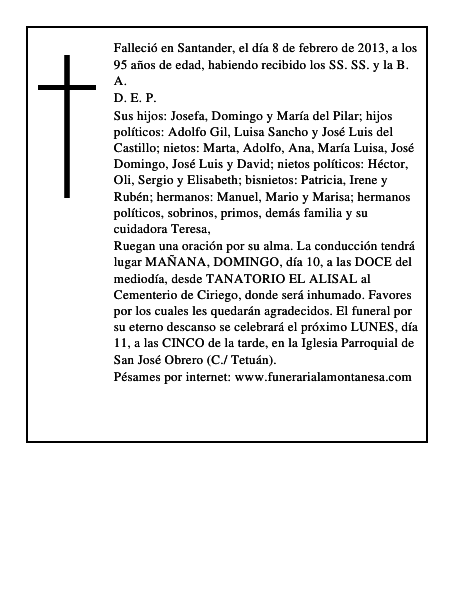 Consuelo Canser Jimenez