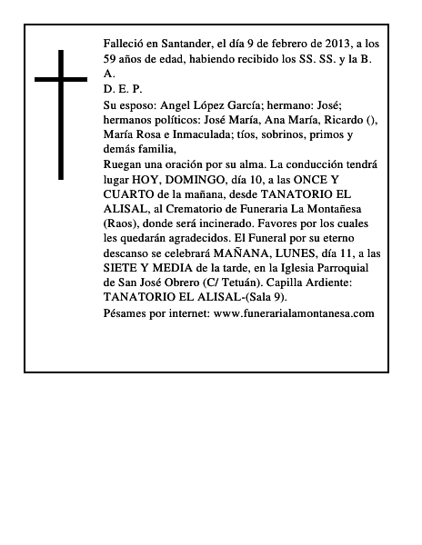 María Angeles Loreto Castillo