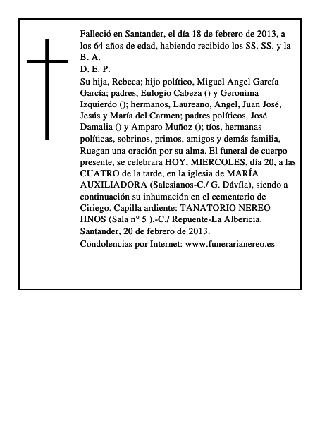 Jose Antonio Cabeza Izquierdo