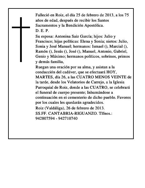 Julio Gonzalez Ibañez