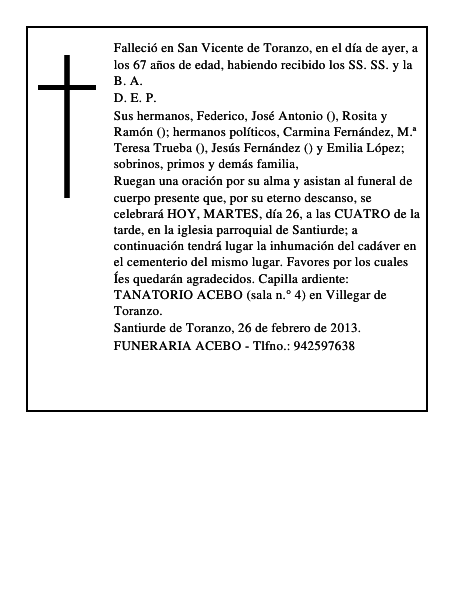 Modesto Villegas Pelayo