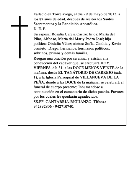 Alfonso del Castillo Miranda