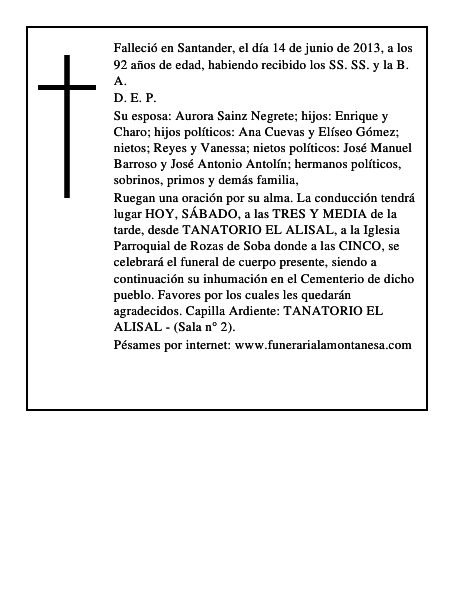 Jose María Sainz Martinez