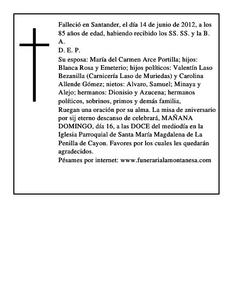 Emeterio Saro