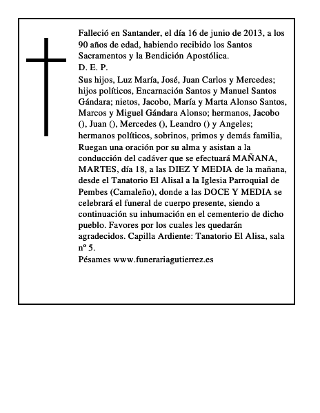 JOSE ALONSO LLORENTE