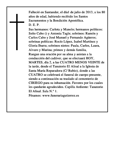 Teresa Agüeros Obeso