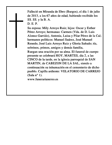 José Antonio Perez de la Cal