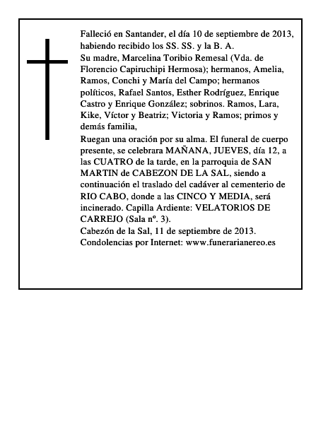 Florencio Capiruchipi Toribio