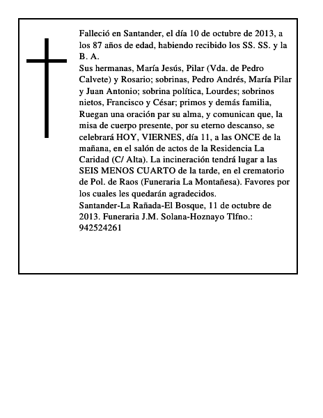 María Angeles Sánchez Pérez