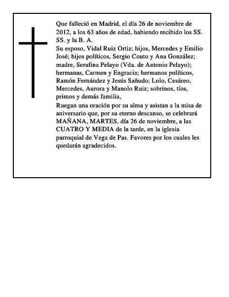 visitacion pelayo