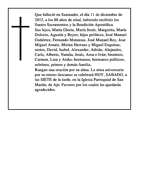DOÑA AURORA CONDE