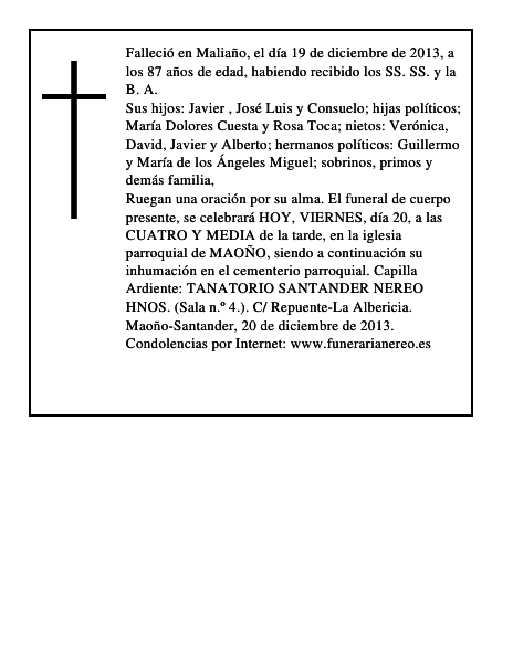 Fermín Tazón Miguel
