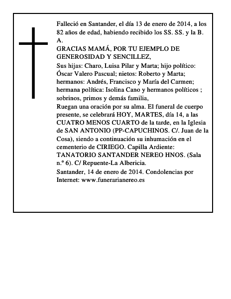 Luisa Virginia Anabitarte Cueto