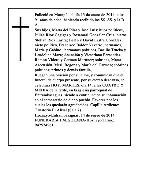 José Lastra Trueba