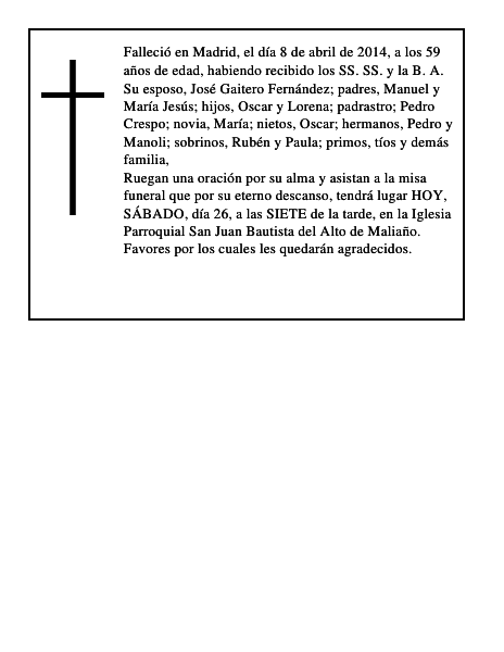 María Jesús Aldama García