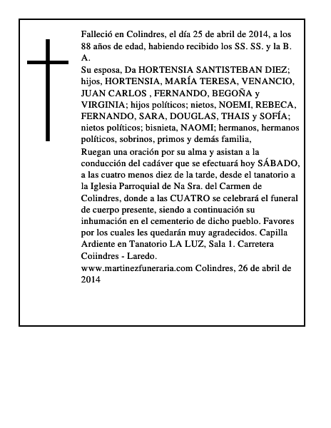 Venancio Ortiz Cuesta