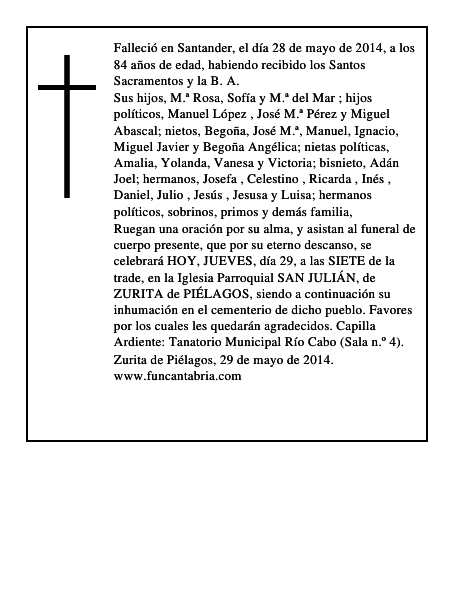 María Rosario Argumosa Acereda