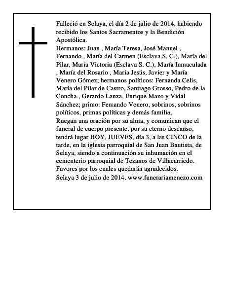 María de los Ángeles Venero Gómez