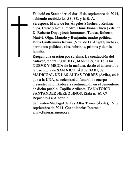 ANTONIO DOYAGÜEZ CHICO