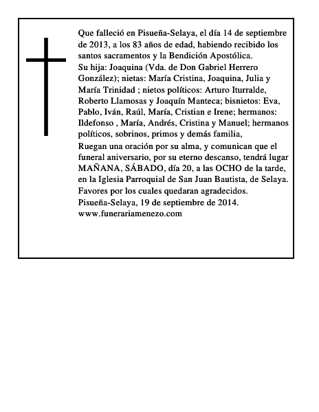 Casimira Herrero Arroyo