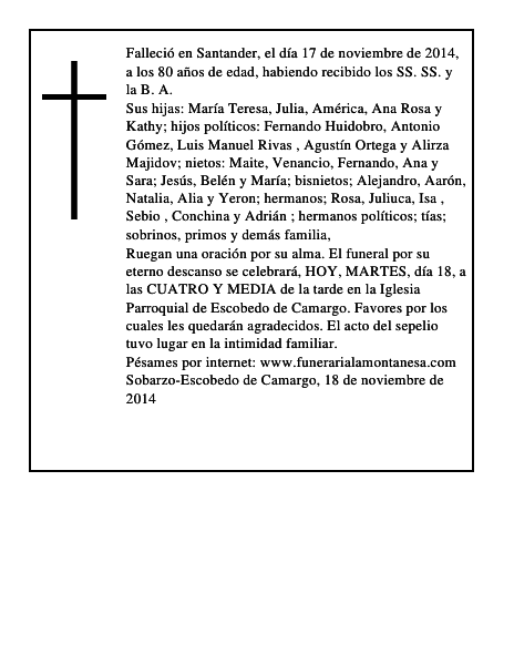 Venancio Oruña Arce