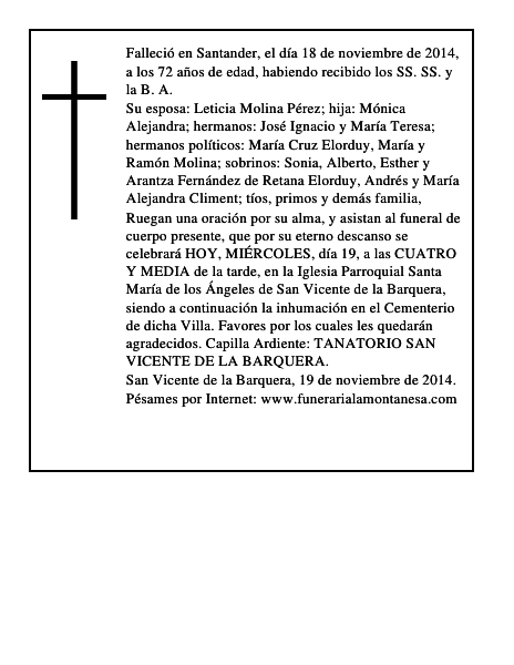 José Ángel Fernández de Retana Fernández de Retana