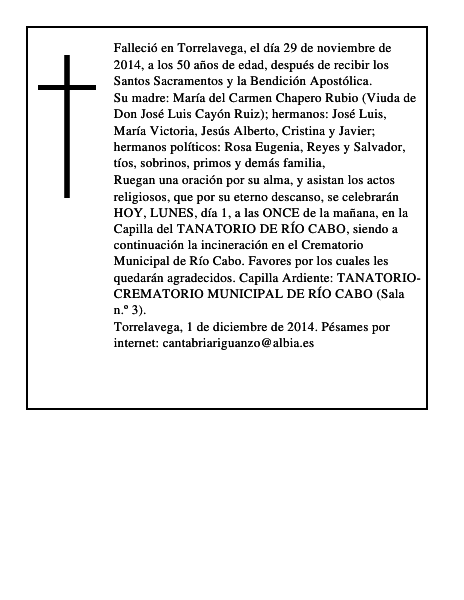 María del Carmen Cayón Chapero