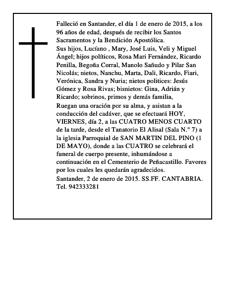 Natividad Pereda Quevedo