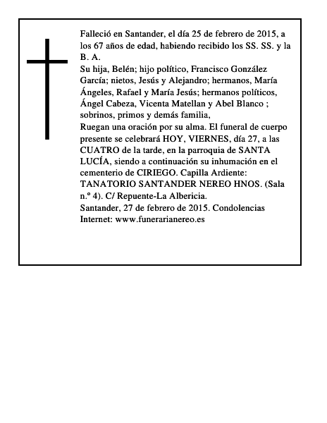 DOMINGO ALONSO OLIVEROS