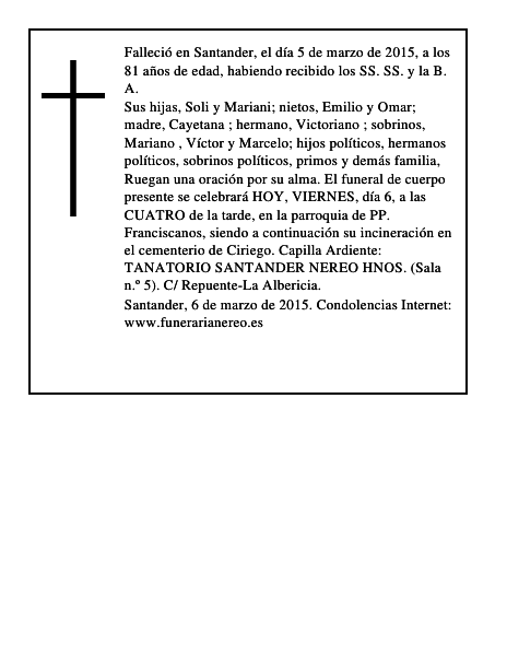 MARIANO GONZALEZ ALONSO