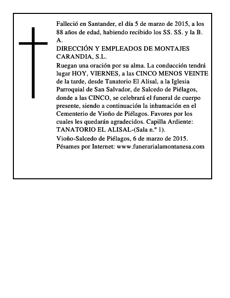 Bernardina Arce San Emeterio