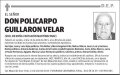 Policarpo Guillaron Velar