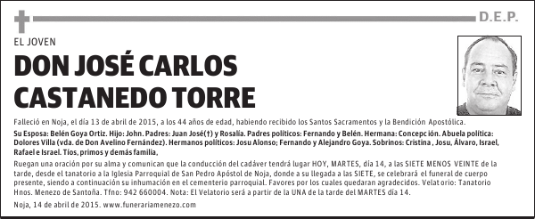 José Carlos Castanedo Torre