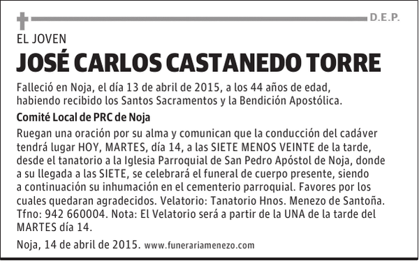 José Carlos Castanedo Torre