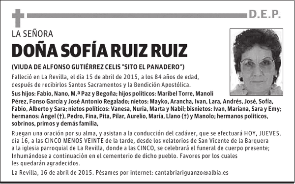 SOFÍA RUIZ RUIZ
