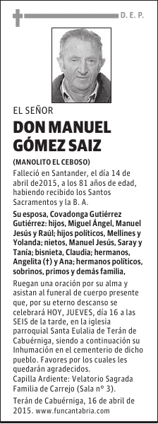 Manuel Gómez Saiz