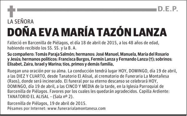 Eva María Tazón Lanza