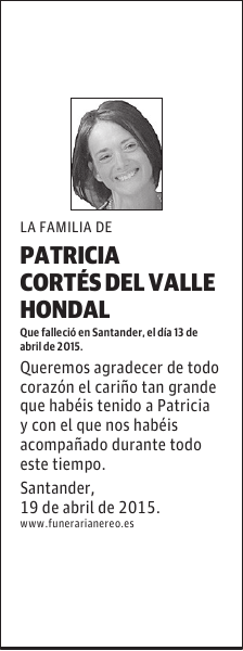 Patricia Cortes del Valle Hondal