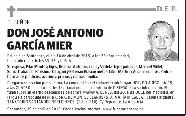 JOSE ANTONIO GARCIA MIER