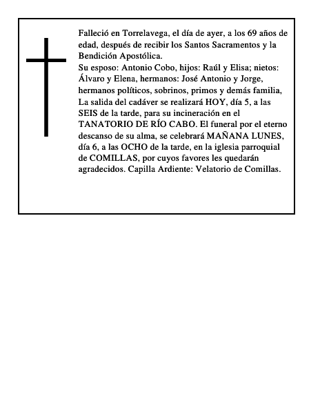Regina Iluminada Calante Sánchez