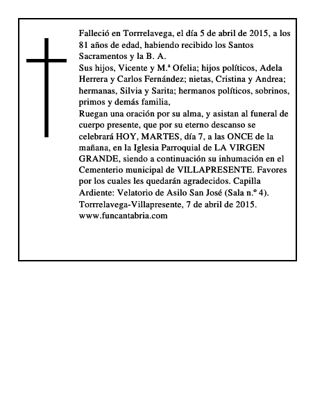 Ofelia Amelia Ausucua Alonso