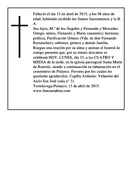Josefa Julia Ruisanchez Velar